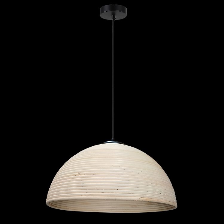 K.Light Medium Rattan Tube Pendant – main view