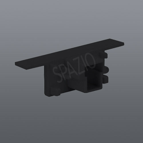 Spazio 3 Wire Recessed Track - End Cap – main view