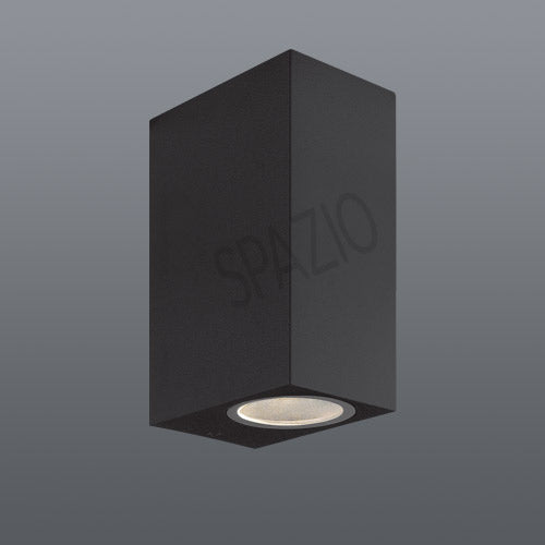 Spazio Block P 2 Light Outdoor Ceiling Light – main view