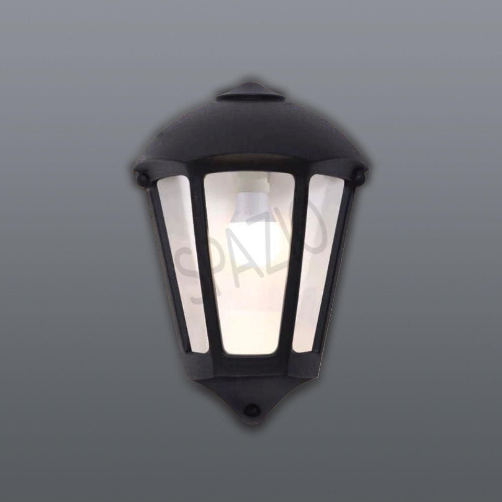 Spazio Giulio Black Outdoor Ceiling Light – main view