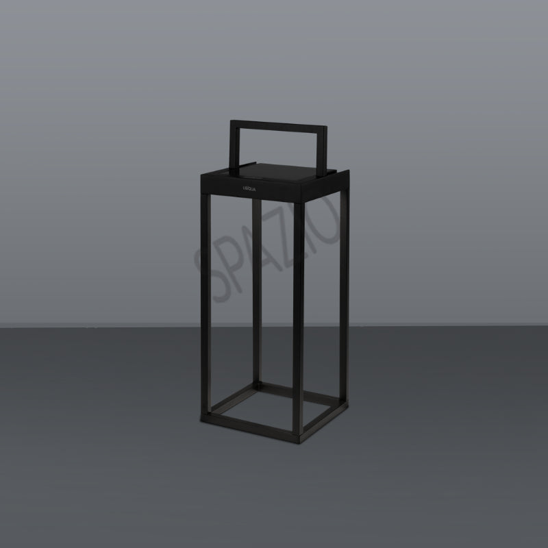 Spazio Handy Mini Black Outdoor Wall Light – main view