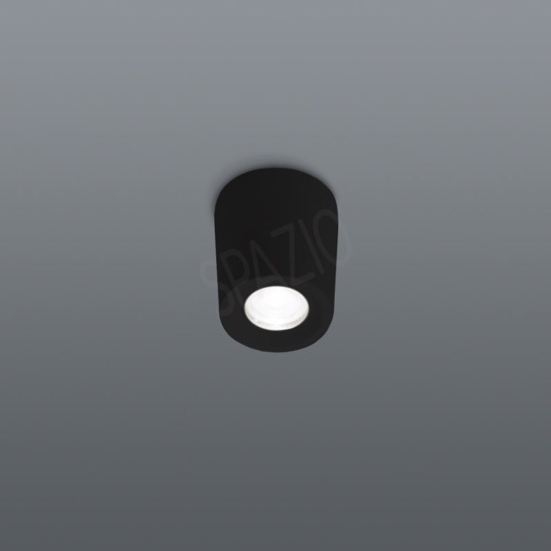 Spazio Livia 60 Black Outdoor Ceiling Light – main view