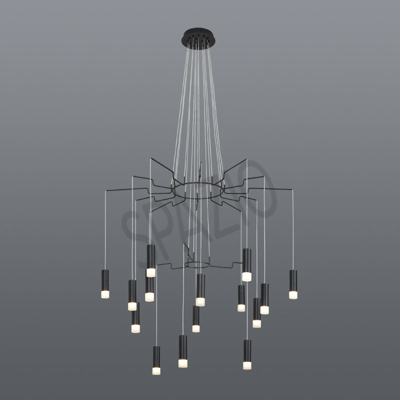 Spazio Marionette Sand Black Pendant Light – main view