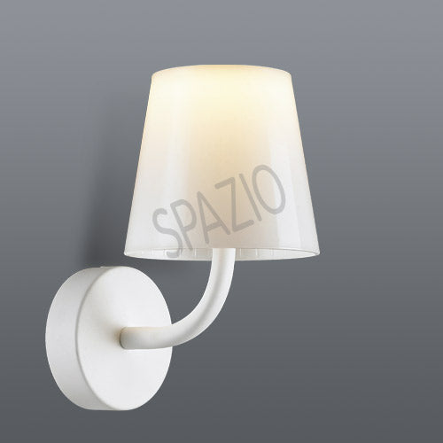 Spazio Mirage Sand White Wall Light – main view