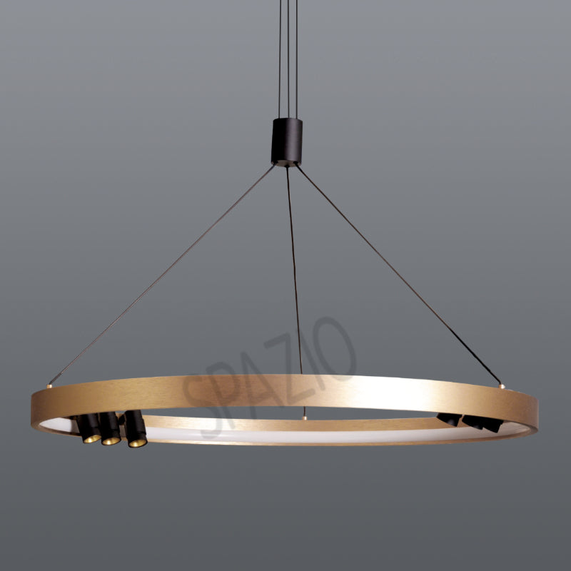 Spazio Monaco Black & Gold Pendant Light – main view