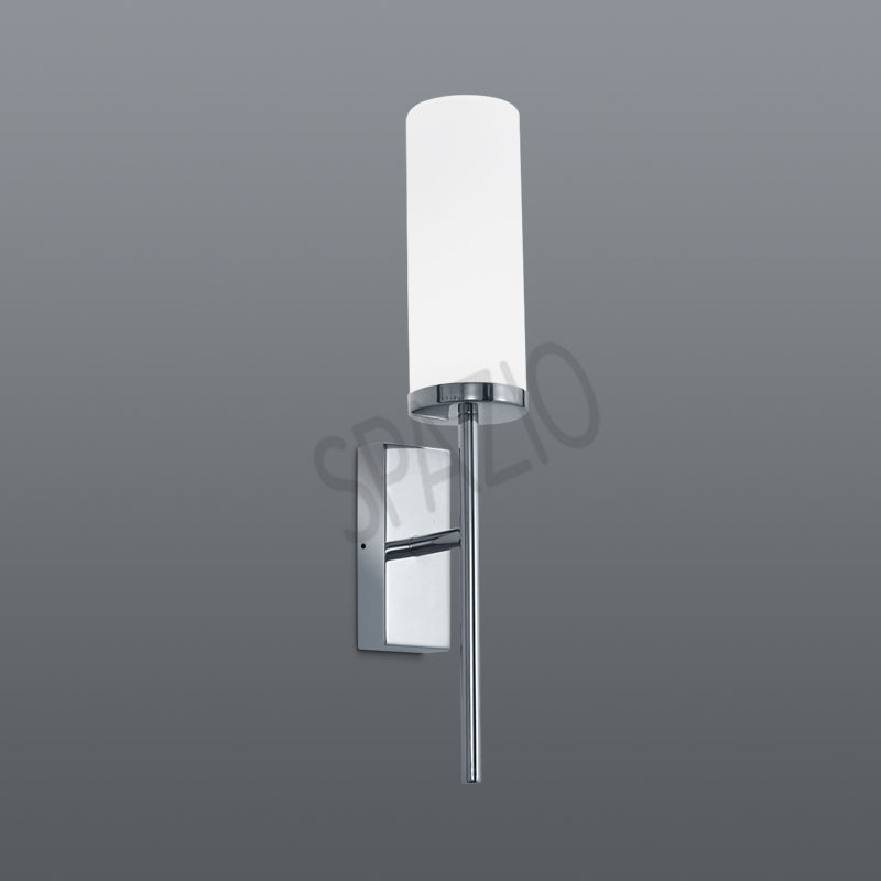 Spazio Moore Chrome & Opal Wall Light – main view