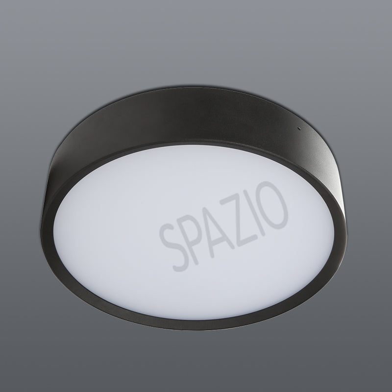 Spazio Only Black Outdoor Ceiling Light – view 2
