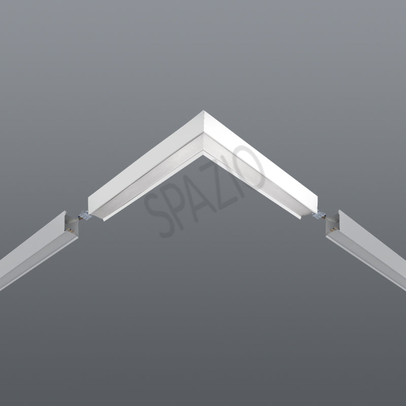Spazio S-System Linear - 90° Corner Joint – view 2