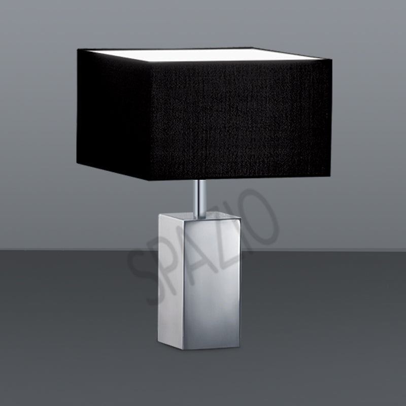 Spazio Solid Black Table Lamp – main view