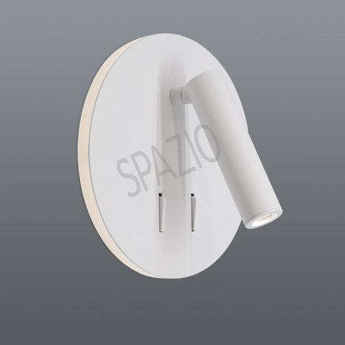 Spazio Spin Round Wall Light – view 2