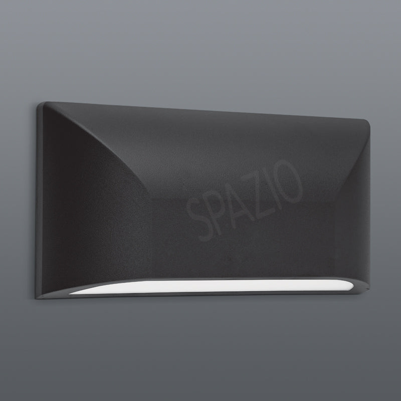 Spazio Una 3CCT Black Outdoor Ceiling Light – main view