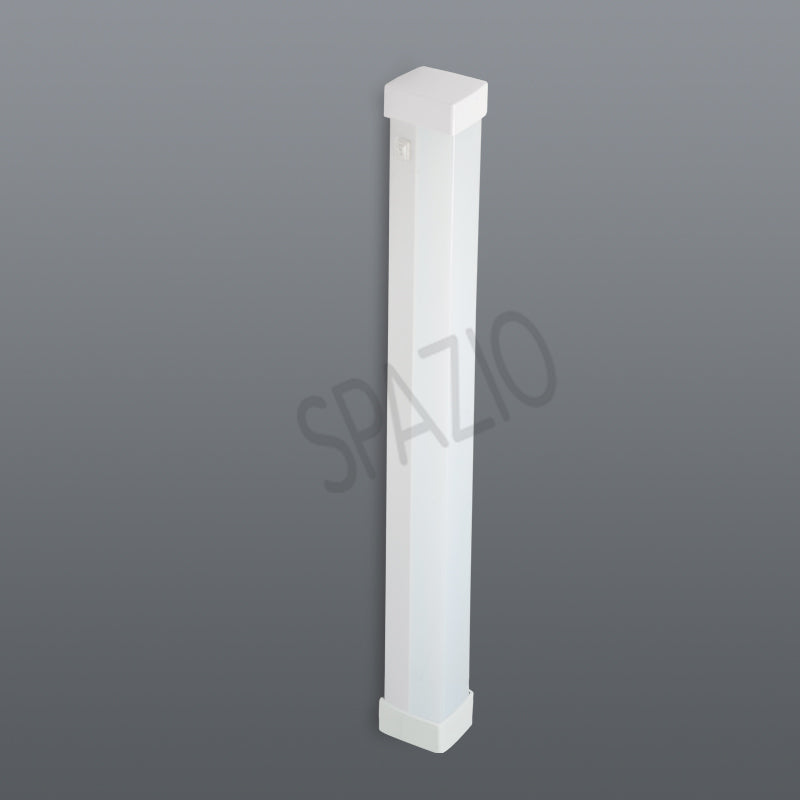 Spazio Vanity Square White Wall Light – main view