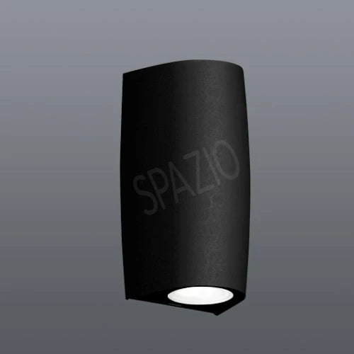 Spazio Marta 90 2 Light - 4.8W Black Outdoor Ceiling Light – main view