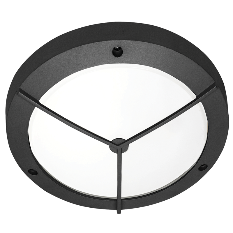 Bright Star BH050 Black Die Cast Aluminium with Frosted Glass Outdoor – main view