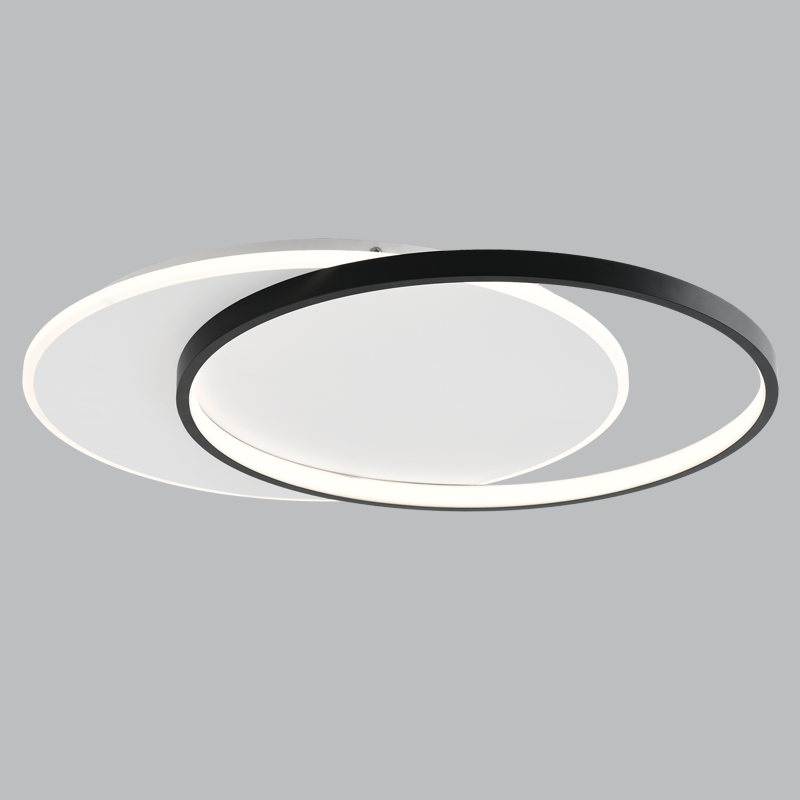Bright Star CF274 Black And White Metal and Acrylic LED Ceiling – main view