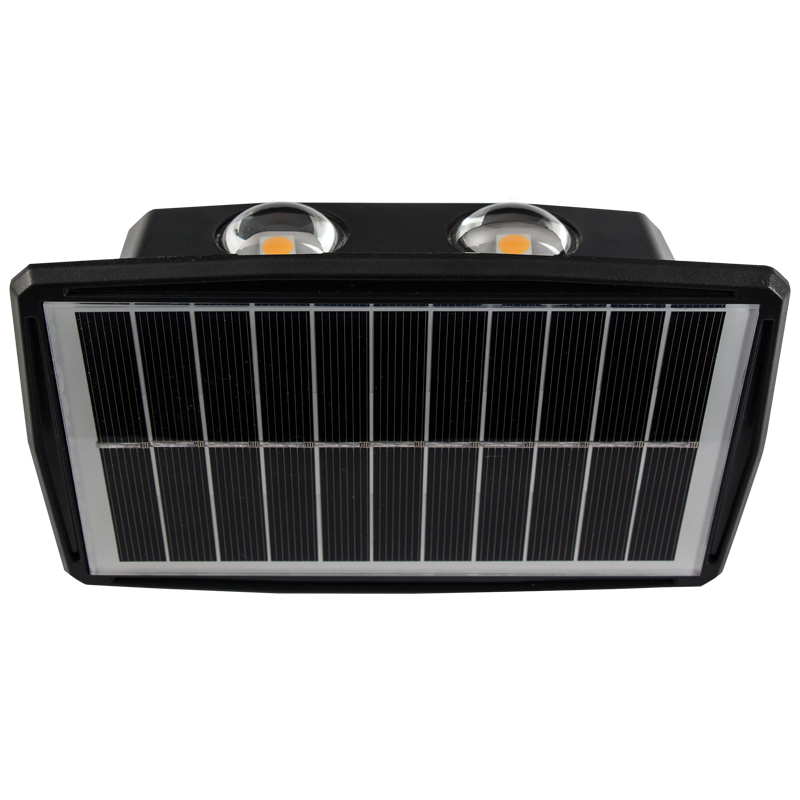 Bright Star LS032 Black Solar Up & Down Wall Light IP65 – main view