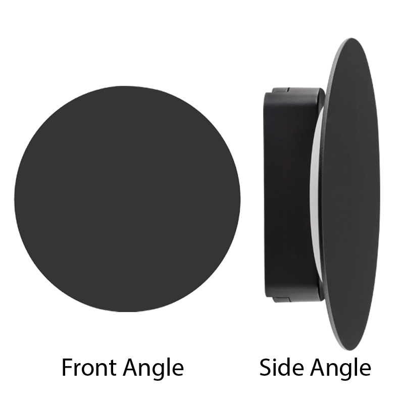 Bright Star S323 Black 9W Slimline Back Lit Light, 24V DC, IP20 Wall – main view