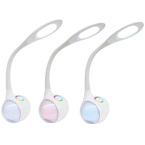 Bright Star TL821 White LED Desk Lamp with 3 Level Touch Dimmer – main view