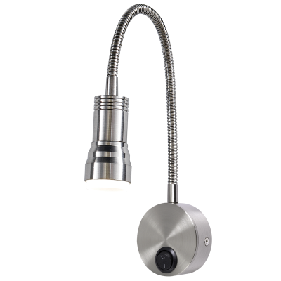 Bright Star WB219 Metal LED Wall Light with Flexible Arm and Switch – main view