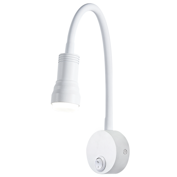 Bright Star WB219 Metal LED Wall Light with Flexible Arm and Switch – view 2