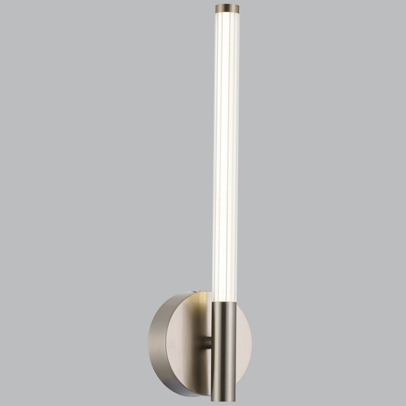 Bright Star WB223/1 Satin Chrome LED Wall Light – main view