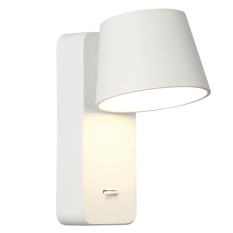 Bright Star WB382 Sand White Aluminium, Iron and Acrylic Wall Bracket – main view