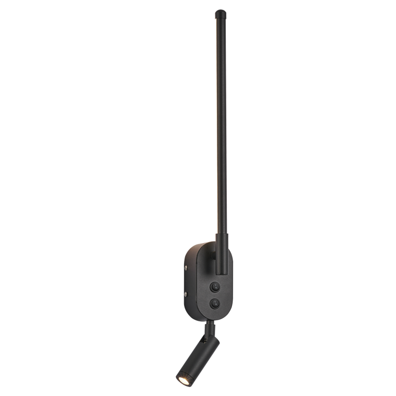 Bright Star WB554 Black Aluminium and PMMA Linear Wall Light – main view