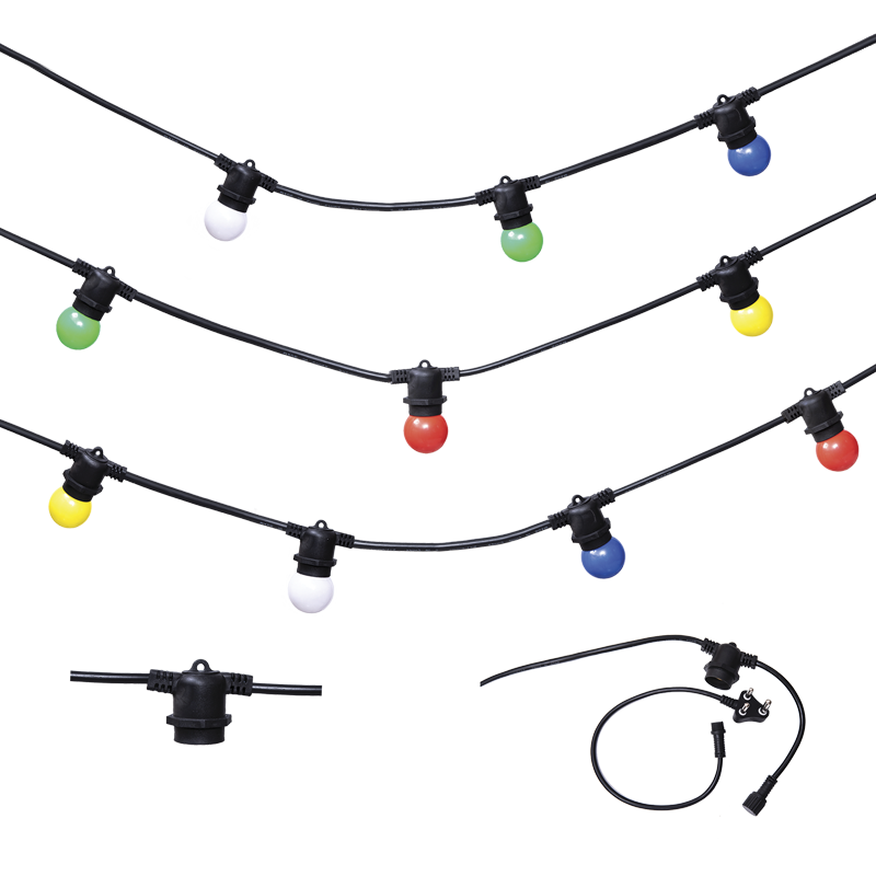Bright Star WSC012 Multicolour Outdoor String Lights, IP44 – main view