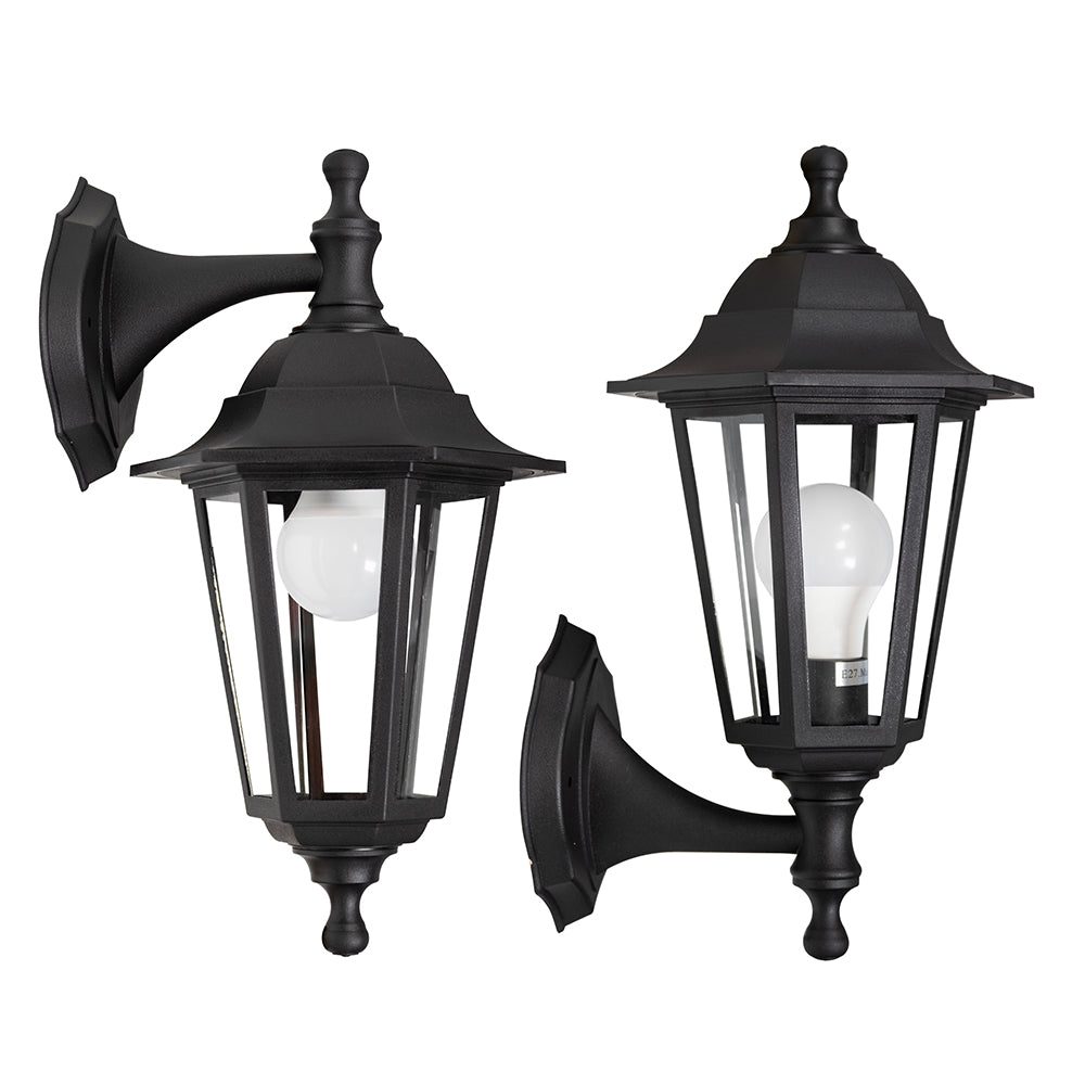 Eurolux O303 Plastic Lantern 6 Panel Up and Down Facing – main view