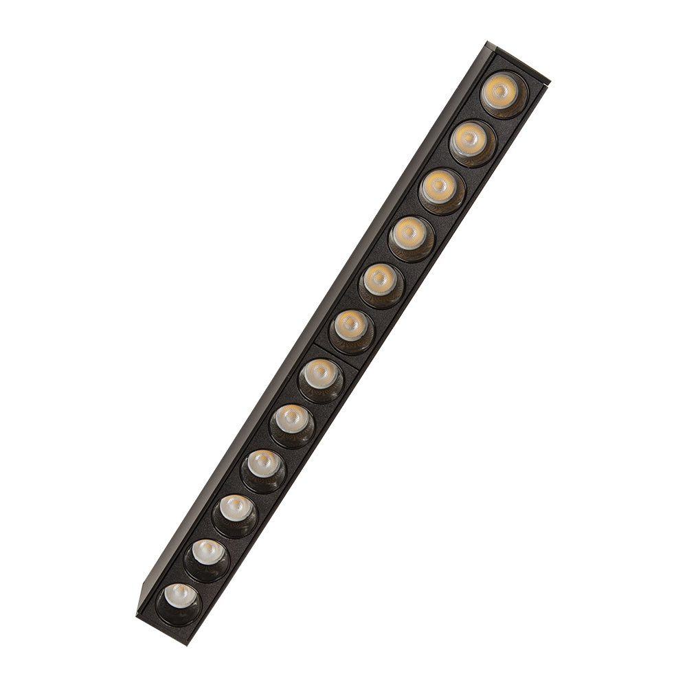 Eurolux PR722D DIMMABLE Magnetic Track Spotlight LED 12x1W Black – main view