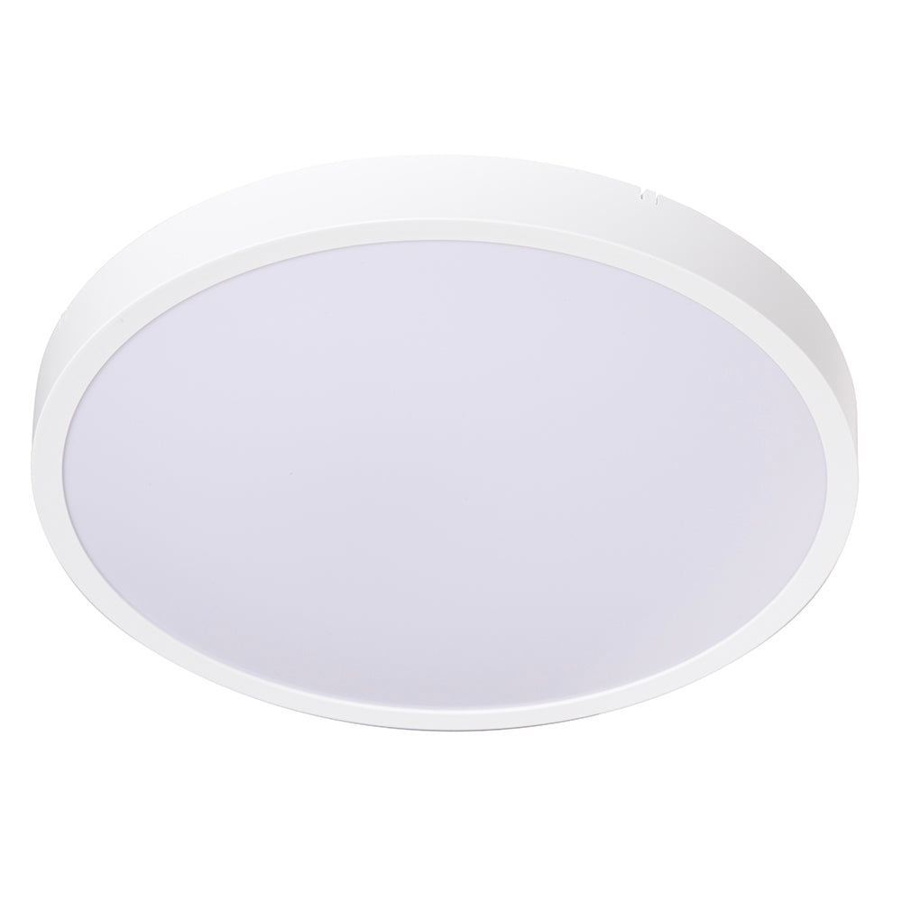 Eurolux Premium Round LED Ceiling Light 3CCT IP44 – White / 24W – 355mm
