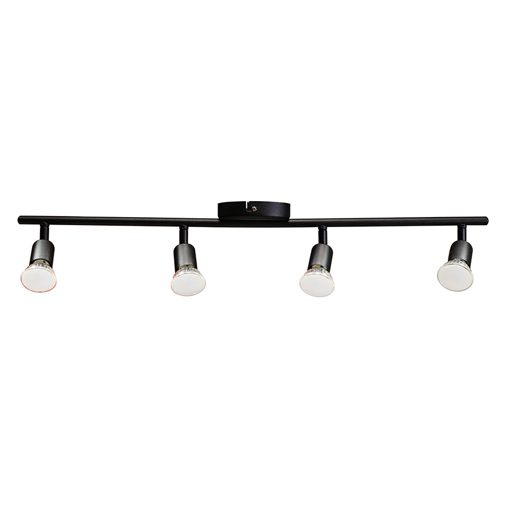 Eurolux S419B Buzz 4-Light Spot Light Black LED GU10 – main view