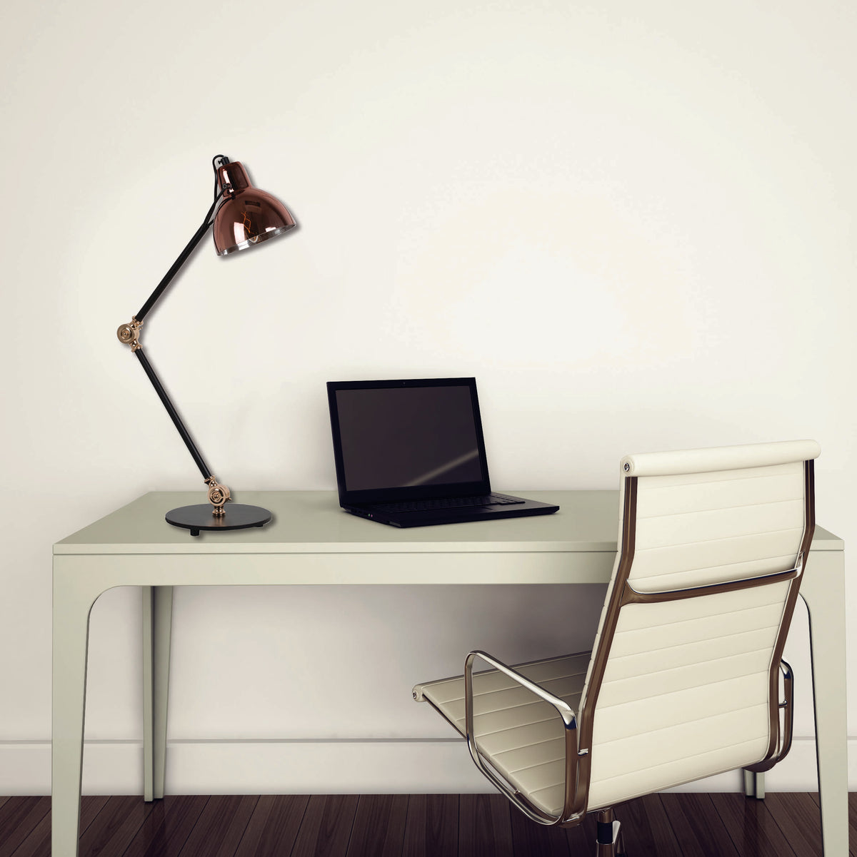 Eurolux T550C Siena Table Lamp Adjustable Black & Copper – view 2