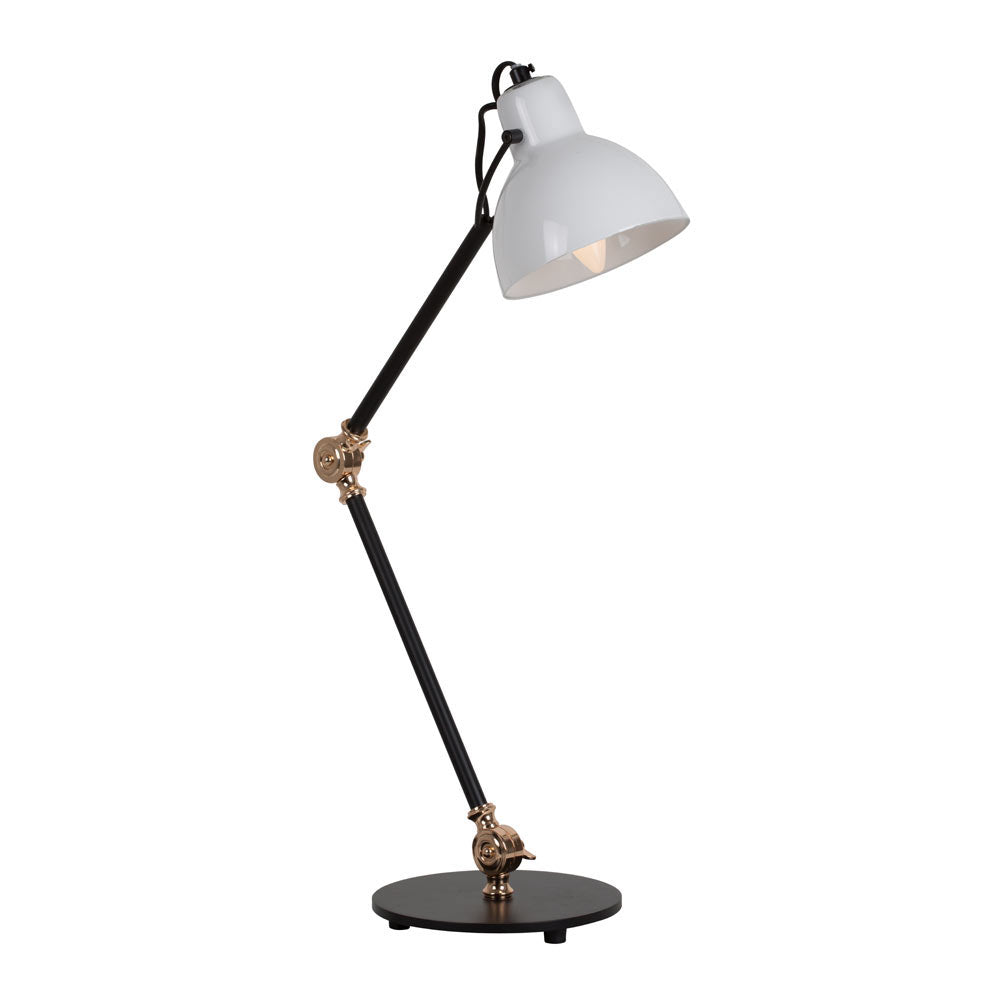 Eurolux T550OP Siena Table Lamp Adjustable Black & Opal – main view