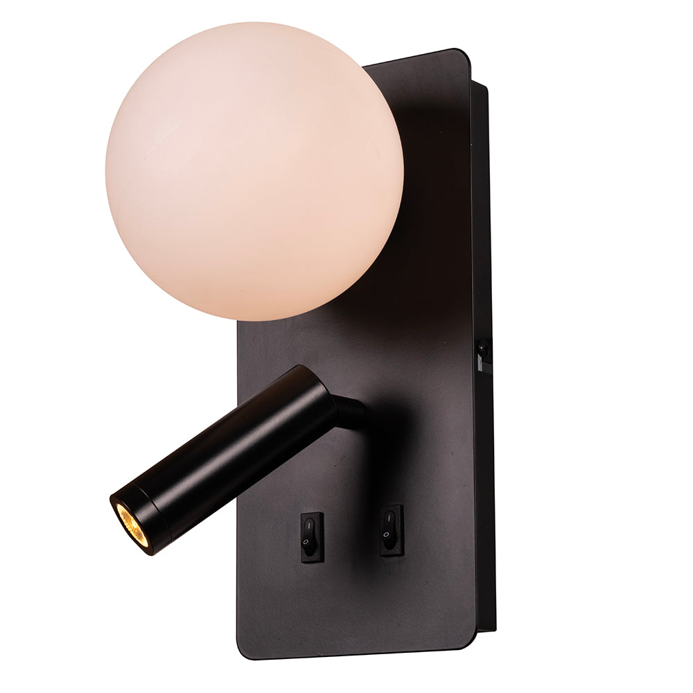 Eurolux W669 2L Wall Light G9 1x5W & 1x3W LED 3000K Black – main view
