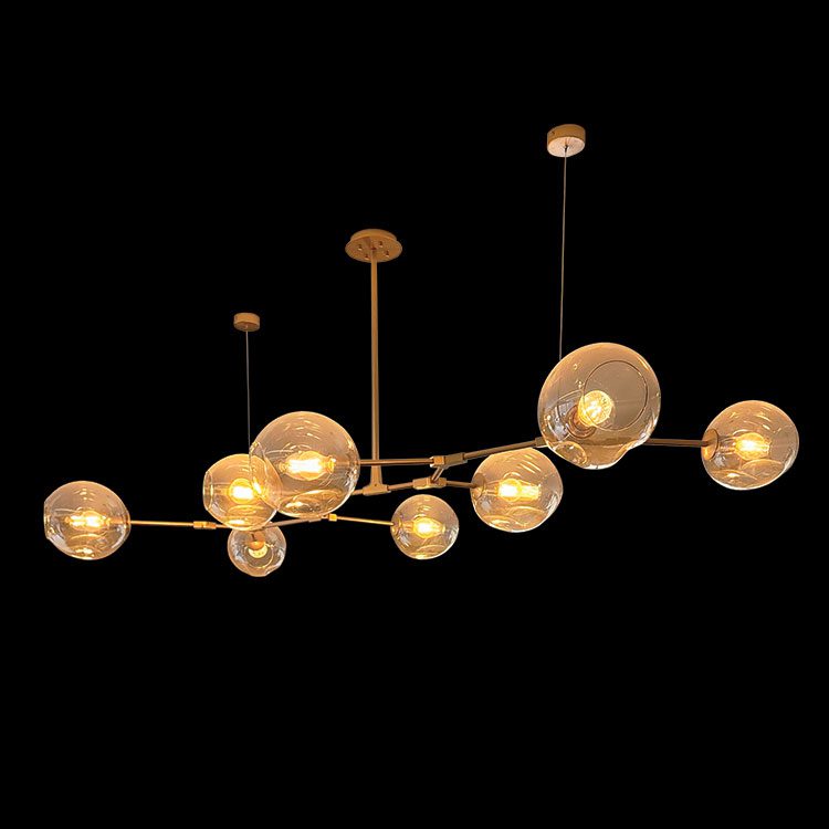 K.Light 8 Light Molecule Horizontal Pendant – view 2