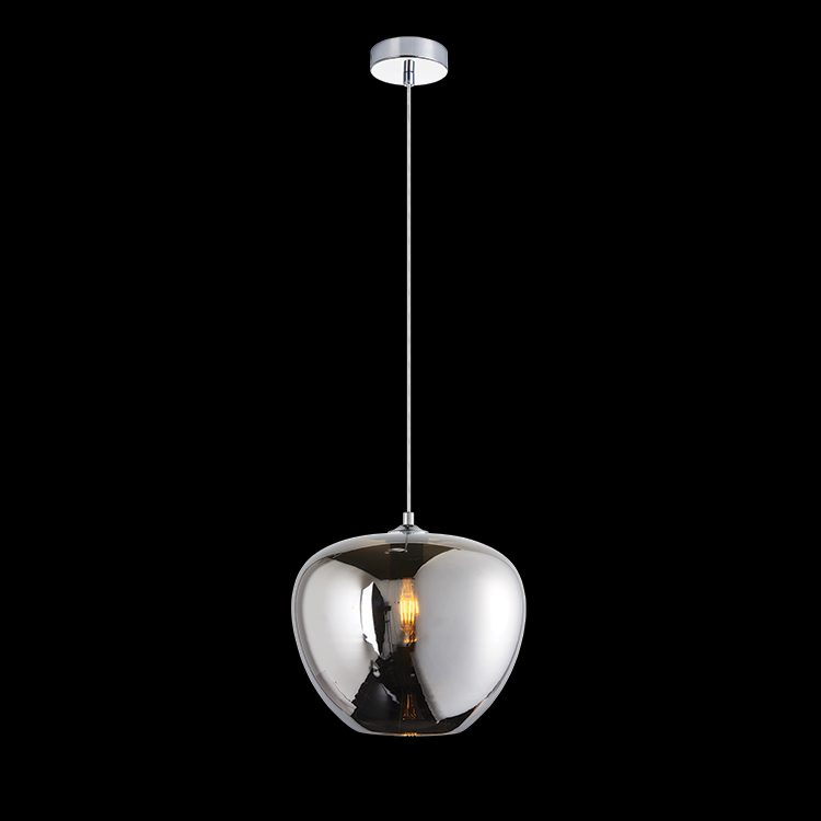 K.Light Apple Small Glass Pendant, Amber – view 2