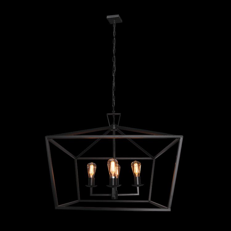 K.Light Black Large Pentagon Ranch Pendant – main view
