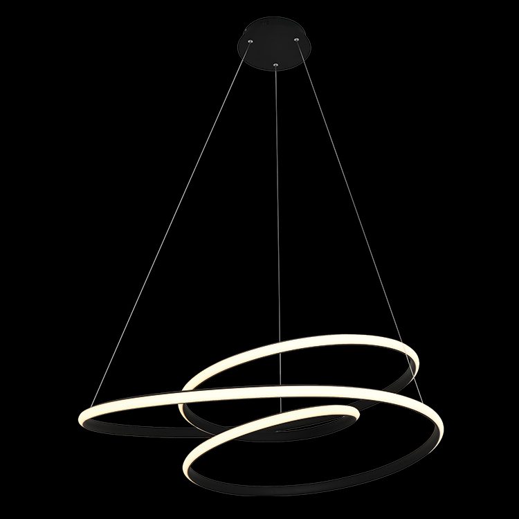 K.Light Black LED Orbit Pendant – main view