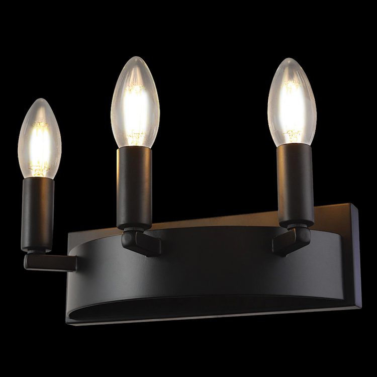K.Light Black LED Ranch Wall Light – view 2