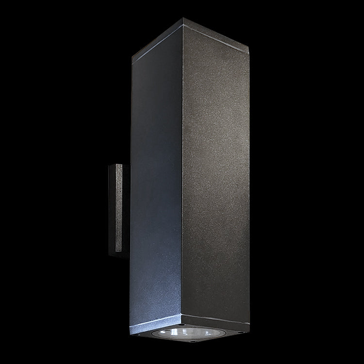 K.Light Black Square Up & Down Garden Light – main view
