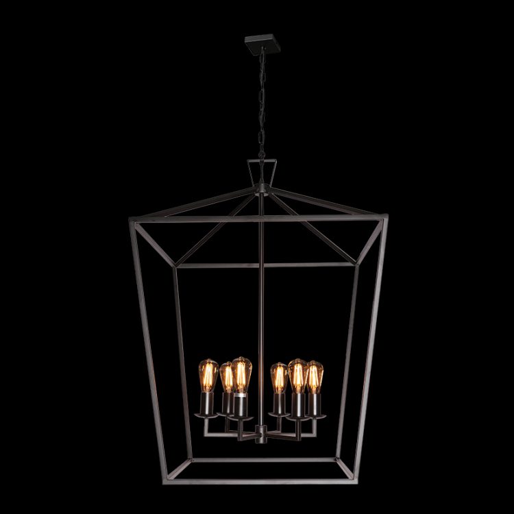 K.Light Black XLarge Pentagon Ranch Pendant – main view