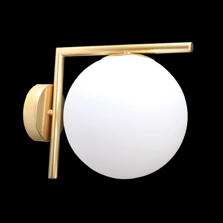 K.Light Branch Glass Wall Light, Satin Gold – main view