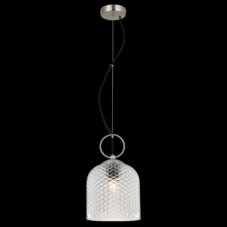 K.Light Chestnut Glass Pendant, Amber – view 2
