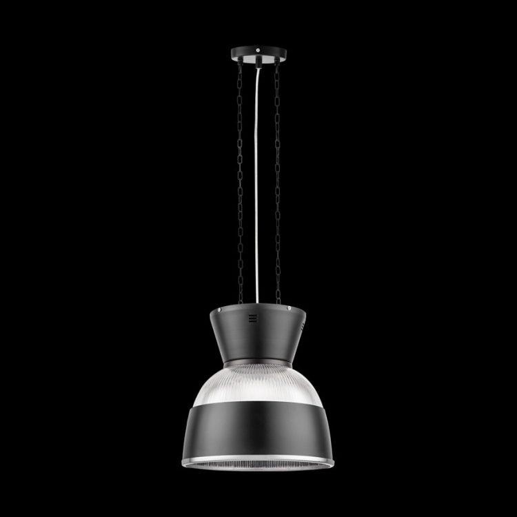 K.Light Clear PC with Black Trim Pendant – main view