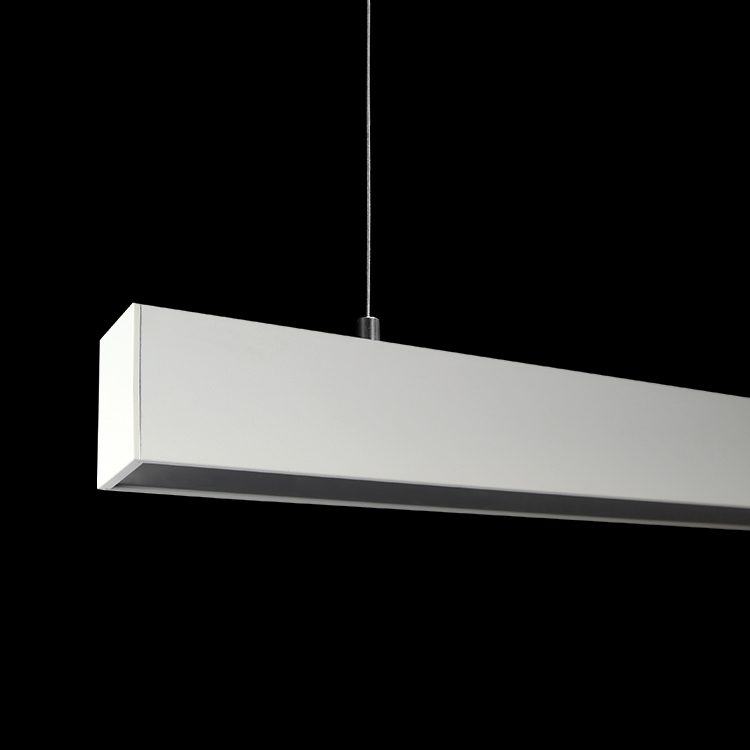 K.Light Complete 1 Meter Black Aluminium U-Channel Pendant with Black – view 3
