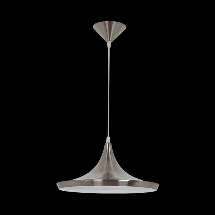 K.Light Conical Metal Pendant, Black & Gold – view 2