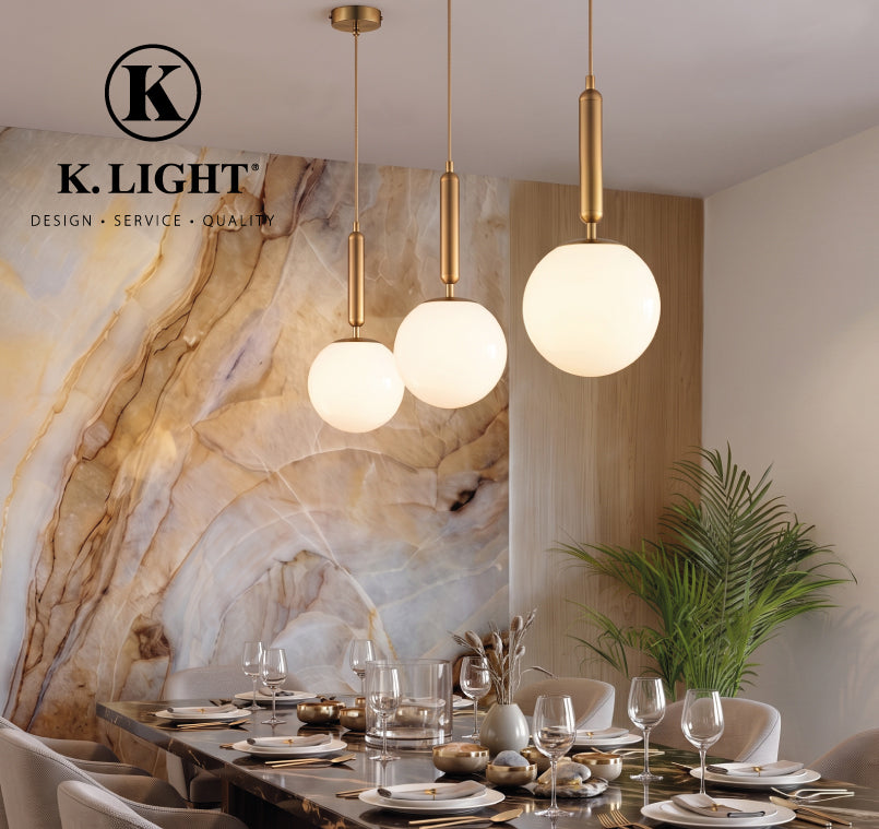 K.Light Fizz Pop 25cm Opal Glass Pendant – view 3