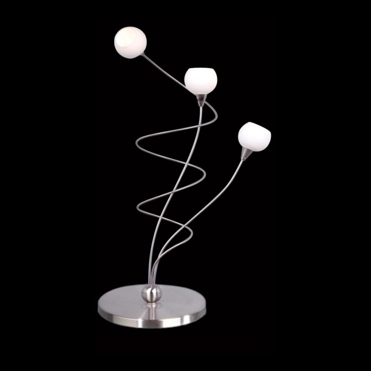 K.Light G4 Bi-Pin Ball Glass Table Lamp with Hand Dimmer – main view