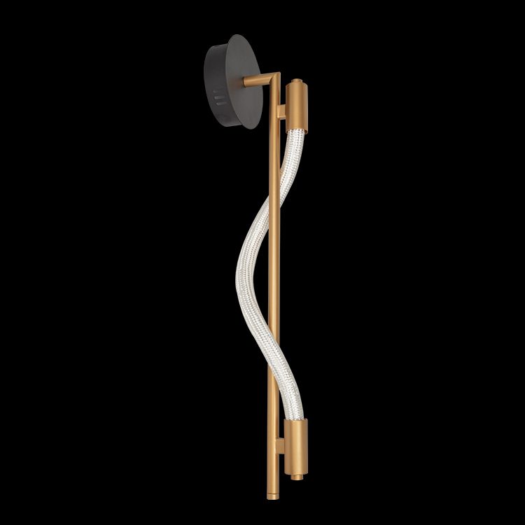 K.Light Gold With White Rope LED Pulse Wall Light – main view